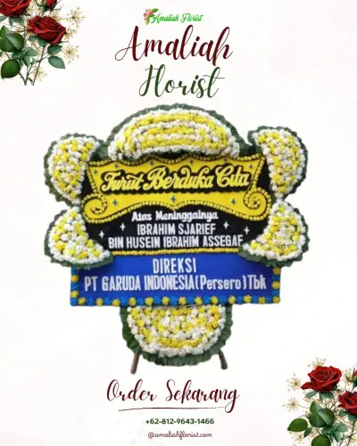 Papan Bunga Duka di Bleberan