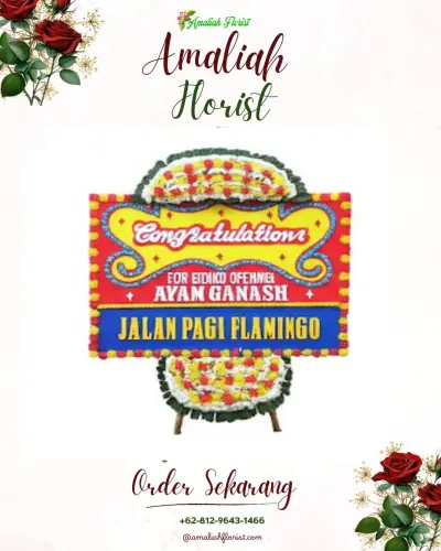 Bunga Papan Congratulation di Bleberan